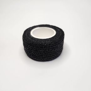 스포츠 2.5cm 접착 밴드 테이핑 검정색