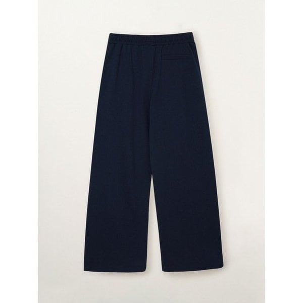 (W) 로렌 스몰 로고 라이트 웨이트 스웨트팬츠_네이비