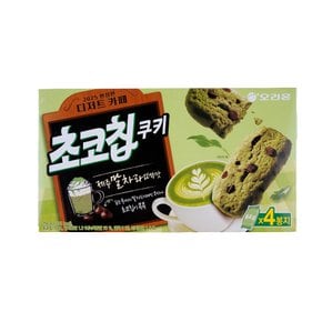오리온 초코칩쿠키 제주말차라떼맛 256g