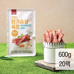 닭가슴살 육포 치즈맛 30gx20팩(600g)