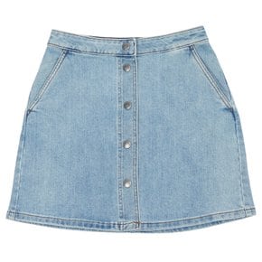 COFDI F06367 IAL INDIGO DELAVE 여자 데님 미니 스커트