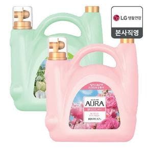아우라 실내건조 대용량 섬유유연제 용기 5.7L (2종 택1)