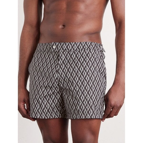 스트레이트 레그 숏 프린트 스윔 쇼츠 46376663163003035