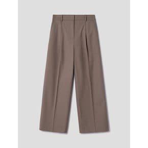 Semi Wide Slacks  Choco Beige (WE3Y21B13A)