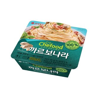  롯데 쉐푸드 스파게티 까르보나라 220g X 4개