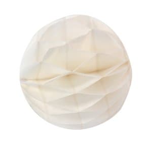 페이퍼허니컴볼(6cm)아이보리 꽃볼 페이퍼벌룬