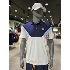 [파주점] 남성 테니스 COLOR BLOCKED 카라반팔 티셔츠 (FS2TSF2393M-WHI)