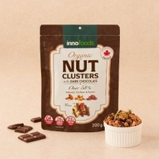  이노푸드 유기농 다크초콜릿 넛클러스터 200g