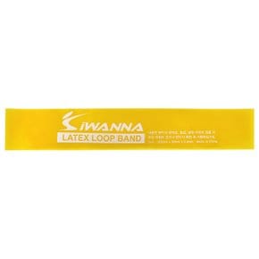 라텍스 루프밴드 헬스 옐로우 0.4mm 요가밴드 헬스