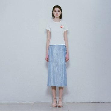 레이브 Linkle Silky Skirt in Blue VW4MS235-22