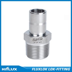 락피팅 Lokfitting - Male Adapter 1/2-3/8 PT - FLMA-08T06R