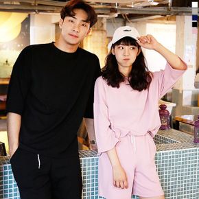 남여공용 엠보 7부 라운드 티셔츠_P061037020