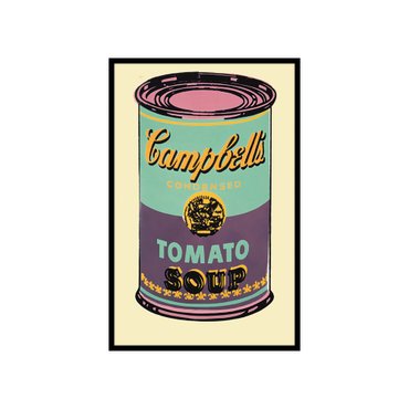 아티쉬 그림액자 Colored Campbells soup Can (green & purple)/ 앤디워홀