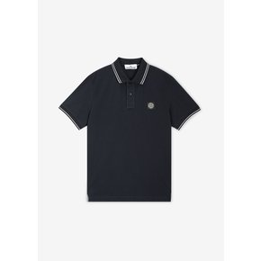 남성 로고 패치 네이비 블루 카라티 K1S1522002SC S0018 V0020
