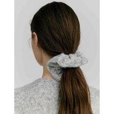 Skashi Alpaca Scrunchie(Melange Grey)