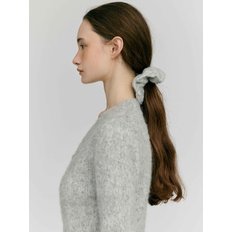 Skashi Alpaca Scrunchie(Melange Grey)