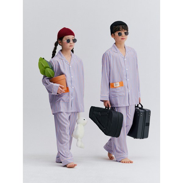 26 s/s Silk Fit Between time Kids Long-Sleeved Pajamas Set