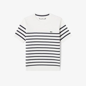 [시흥점] 여성 스트라이프 반팔 스웨터 AF3109-55GO (3컬러)