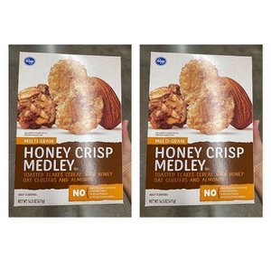  [해외직구]크로거 허니 크리스피 메들리 시리얼 411g 2팩 Kroger Honey Crisp Medley Cereal 14.5oz