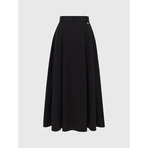 안나 울 플리츠 스커트_블랙 / ANNA WOOL PLEATS SKIRT_BLACK