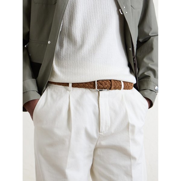 브루넬로쿠치넬리 2cm 위빙 스웨이드 벨트 46376663163097645