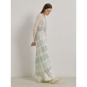 CHIFFON WRAP DRESS (IVORY)