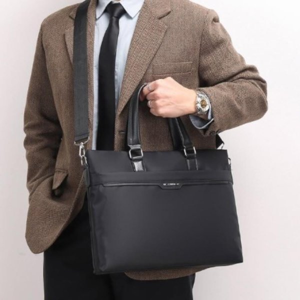 [옷자락] 남자 옥스포드 블랙 네이비 사각 서류 비즈니스 가방