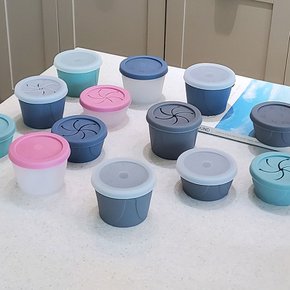 야미 실리콘 이유식 보관용기120ml 이유식 흡착 식판 용기 그릇 볼