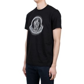 25SS 블러 로고 코튼 반팔티 (8C00004 89A17 999)