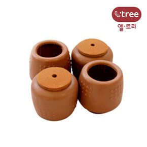 엘트리 의자발캡2 엠보 30mm 4입