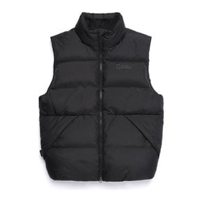N254UDV170 나나 패딩 하이넥 구스다운 베스트 BLACK