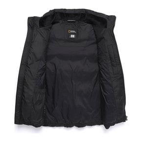 N254UDV170 나나 패딩 하이넥 구스다운 베스트 BLACK