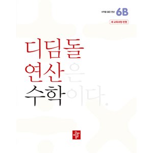  디딤돌 연산 수학 초등 6B (2022 개정 교육과정)