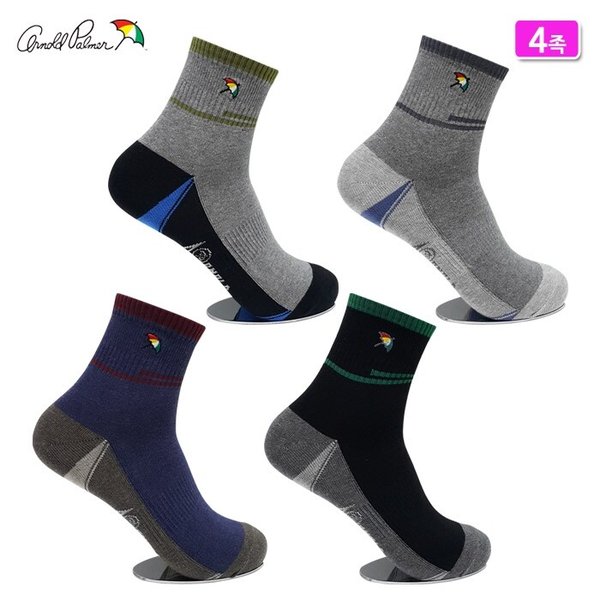 남자스포츠캐주얼양말 중목 4켤레 AP5616