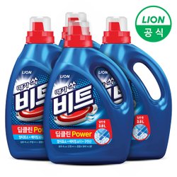 비트 딥클린 파워세탁 액체 세탁세제 3L 4개 및 캡슐 5입