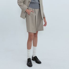 Wool Bermudapants_BEIGE