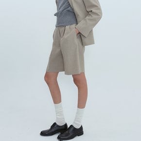 Wool Bermudapants_BEIGE