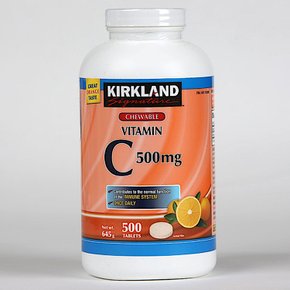 커클랜드 원스 데일리 츄어블 비타민C Kirkland Once Daily Vitamin C 500정