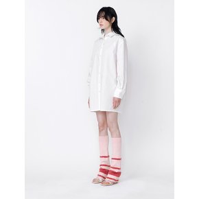 REGLAN SHAPE LONG SHIRT_WHITE