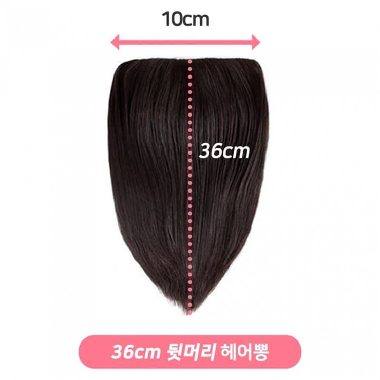 긴 머리 뒷머리 정수리 볼륨업 헤어뽕 가발 10Cmx36Cm (S5241742), 믿고 사는 즐거움 Ssg.Com