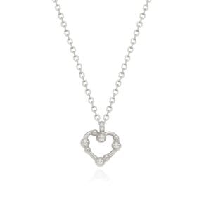 clotty heart necklace