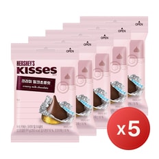  롯데 허쉬 키세스 밀크 81g x5개