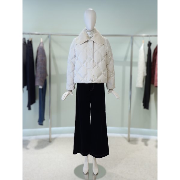 [파주점] 니트 카라 구스 다운 점퍼 L254PSG034