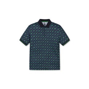 WAAC(왁골프)Men Oblique Pattern Print SS Polo_WMTCM24302NYX