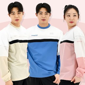 SW-2501 남성 여성 바람막이 아노락 긴팔 티셔츠