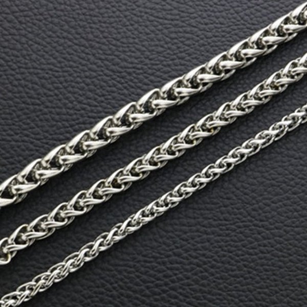 써지컬스틸 용골체인 남녀공용 팔찌(8mm) (WFHN6N0)