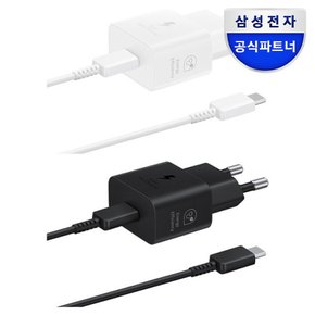 정품 PD3.0 25W C타입 초고속 갤럭시 저전력 충전기 Type-C 케이블 포함 (EP-T2510X)