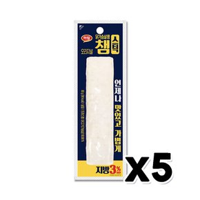 하림 챔스틱 오리지널 닭가슴살바 80g x 5개