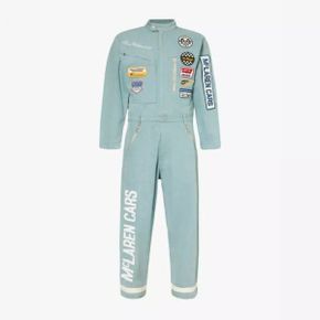 5481031 LEVIS Levis x McLaren Racing brand-patch relaxed-fit denim jumpsuit