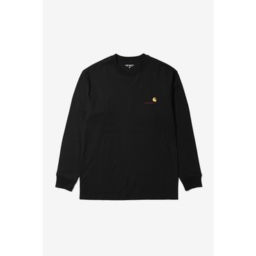 칼하트 WIP L/S AMERICAN SCRIPT T-SHIRT